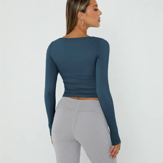 Signature Soft Long Sleeve Crop Top