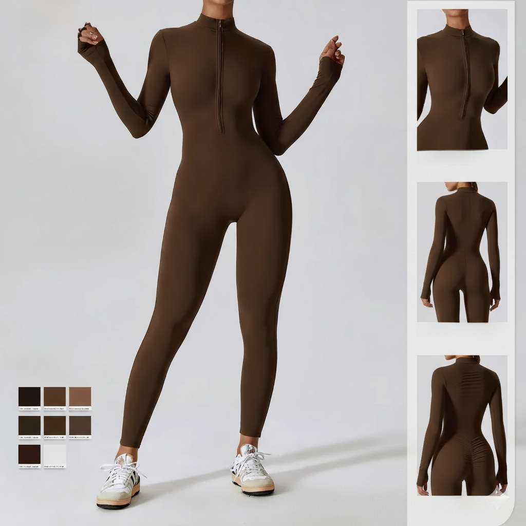 Essential Zip Yoga Suit