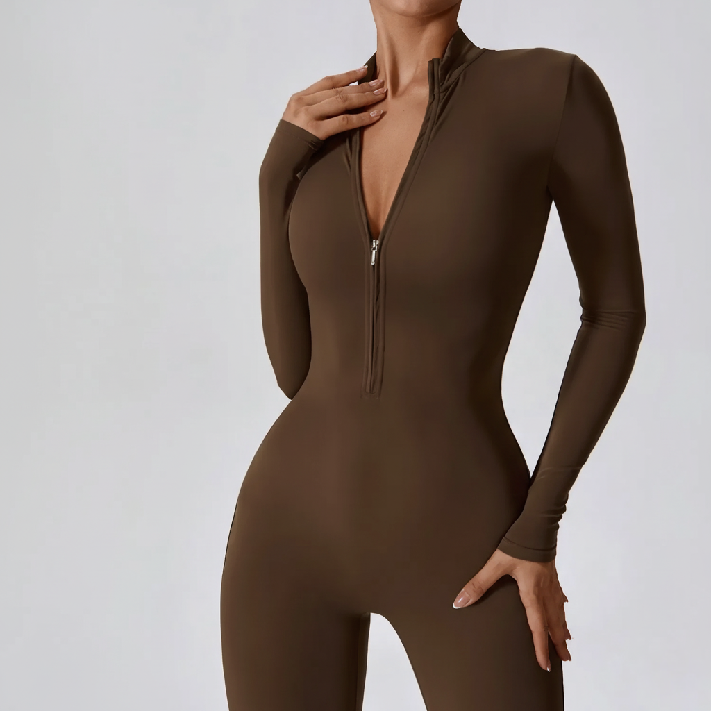 Essential Zip Yoga Suit